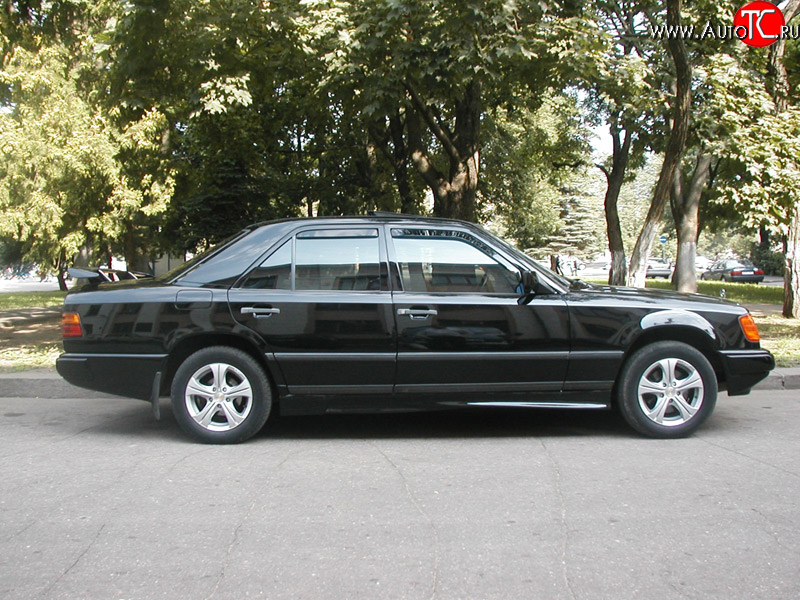 3 199 р. Пороги накладки Classic Mercedes-Benz E-Class W124 седан дорестайлинг (1984-1993)  с доставкой в г. Керчь