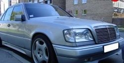 4 299 р. Накладка переднего бампера GT Dynamics Mercedes-Benz E-Class S124 универсал рестайлинг (1993-1996) (Неокрашенная)  с доставкой в г. Керчь. Увеличить фотографию 4