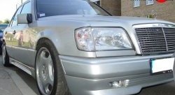 4 299 р. Накладка переднего бампера GT Dynamics Mercedes-Benz E-Class S124 универсал рестайлинг (1993-1996) (Неокрашенная)  с доставкой в г. Керчь. Увеличить фотографию 5