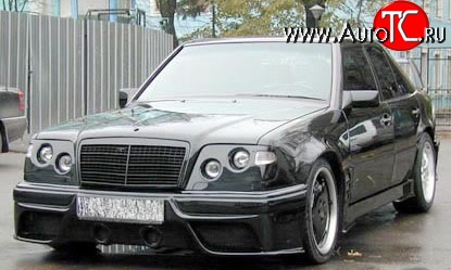 7 849 р. Накладка переднего бампера Storm Mercedes-Benz E-Class W124 седан дорестайлинг (1984-1993) (Неокрашенная)  с доставкой в г. Керчь