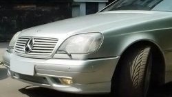 11 399 р. Накладка переднего бампера AMG Mercedes-Benz S class W140 Купе (1991-1998) (Неокрашенная)  с доставкой в г. Керчь. Увеличить фотографию 2