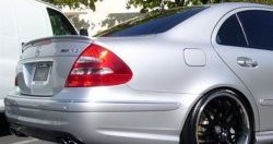 5 099 р. Лип спойлер AMG Mercedes-Benz E-Class W211 дорестайлинг седан (2002-2006) (Неокрашенный)  с доставкой в г. Керчь. Увеличить фотографию 2