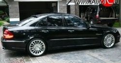 2 799 р. Козырёк AMG на заднее лобовое стекло автомобиля  Mercedes-Benz E-Class  W211 (2002-2009) дорестайлинг седан, рестайлинг седан (Неокрашенный)  с доставкой в г. Керчь. Увеличить фотографию 3