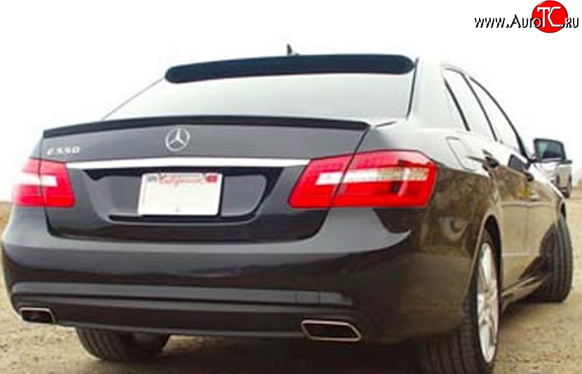 6 549 р. Лип спойлер AMG Mercedes-Benz E-Class W212 дорестайлинг седан (2009-2012) (Неокрашенный)  с доставкой в г. Керчь
