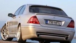 5 949 р. Лип спойлер Lorinser F-01 Mercedes-Benz S class W220 (1998-2005) (Неокрашенный)  с доставкой в г. Керчь. Увеличить фотографию 2
