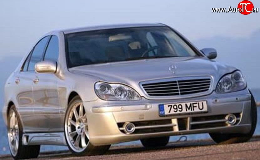 12 599 р. Передний бампер Lorinser F-01 Mercedes-Benz S class W220 (1998-2005) (Неокрашенный)  с доставкой в г. Керчь