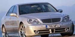 9 799 р. Пороги накладки Lorinser F-01 Mercedes-Benz S class W220 (1998-2005) (База: стандартная, Неокрашенные)  с доставкой в г. Керчь. Увеличить фотографию 2