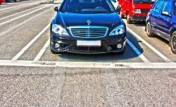 8 649 р. Передний бампер AMG Mercedes-Benz S class W221 (2006-2013) (Неокрашенный)  с доставкой в г. Керчь. Увеличить фотографию 4