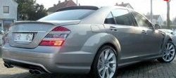 5 949 р. Козырёк LORINSER на заднее лобовое стекло автомобиля Mercedes-Benz S class W221 (2006-2013) (Неокрашенный)  с доставкой в г. Керчь. Увеличить фотографию 2