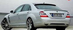16 049 р. Пороги накладки LORINSER Mercedes-Benz S class W221 (2006-2013) (Неокрашенные)  с доставкой в г. Керчь. Увеличить фотографию 2