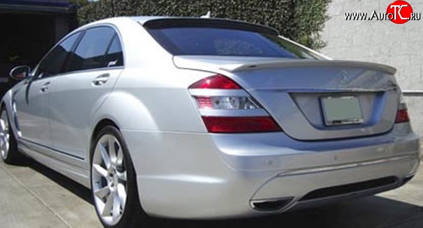 5 949 р. Спойлер LORINSER Mercedes-Benz S class W221 (2006-2013) (Неокрашенный)  с доставкой в г. Керчь