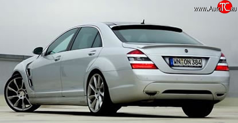 16 049 р. Задний бампер LORINSER Mercedes-Benz S class W221 (2006-2013) (Неокрашенный)  с доставкой в г. Керчь