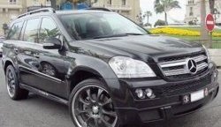 7 349 р. Вставки для модульной оптики ПТФ BRABUS Mercedes-Benz GL class X164 рестайлинг (2009-2012) (Без оптических модулей)  с доставкой в г. Керчь. Увеличить фотографию 2