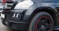 7 349 р. Вставки для модульной оптики ПТФ BRABUS Mercedes-Benz GL class X164 рестайлинг (2009-2012) (Без оптических модулей)  с доставкой в г. Керчь. Увеличить фотографию 4