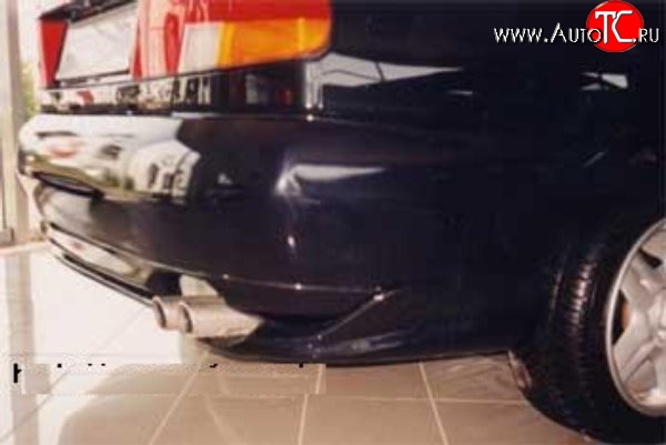 4 499 р. Накладка заднего бампера Racing Mitsubishi Carisma (1996-1999)  с доставкой в г. Керчь