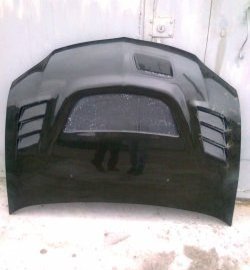 29 699 р. Пластиковый капот Sport Mitsubishi Lancer Evolution 8 CT9A седан (2003-2005)  с доставкой в г. Керчь. Увеличить фотографию 3