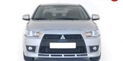 22 899 р. Передний бампер Standart Plus Mitsubishi Lancer 10 CY хэтчбэк дорестайлинг (2007-2010) (Неокрашенный)  с доставкой в г. Керчь. Увеличить фотографию 2