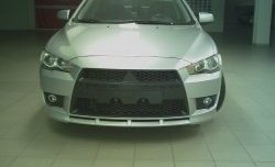 22 899 р. Передний бампер Standart Plus Mitsubishi Lancer 10 CY хэтчбэк дорестайлинг (2007-2010) (Неокрашенный)  с доставкой в г. Керчь. Увеличить фотографию 3