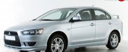 3 599 р. Накладка переднего бампера Elegance Mitsubishi Lancer 10 CY седан рестайлинг (2011-2017) (Неокрашенная)  с доставкой в г. Керчь. Увеличить фотографию 4