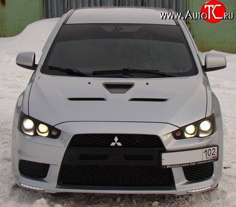 25 199 р. Передняя оптика Evo Mitsubishi Lancer 10 CY седан дорестайлинг (2007-2010)  с доставкой в г. Керчь