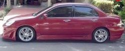 5 899 р. Пороги накладки Accolade на Mitsubishi Lancer 9 CS седан 2-ой рестайлинг (2005-2009) (Неокрашенные)  с доставкой в г. Керчь. Увеличить фотографию 2