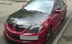 6 399 р. Накладка переднего бампера Evo Mitsubishi Lancer 9 CS универсал 1-ый рестайлинг (2003-2005) (Неокрашенная)  с доставкой в г. Керчь. Увеличить фотографию 3