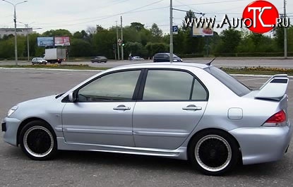 4 099 р. Пороги накладки Underground Mitsubishi Lancer 9 CS седан 2-ой рестайлинг (2005-2009) (Неокрашенные)  с доставкой в г. Керчь