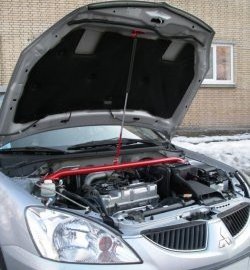 3 189 р. Растяжка передних стоек Evo Mitsubishi Lancer 9 CS универсал 2-ой рестайлинг (2005-2009)  с доставкой в г. Керчь. Увеличить фотографию 4