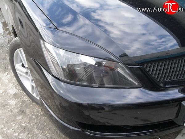 919 р. Комплект узких ресничек Evo V1 Mitsubishi Lancer 9 CS седан 2-ой рестайлинг (2005-2009) (Неокрашенные)  с доставкой в г. Керчь