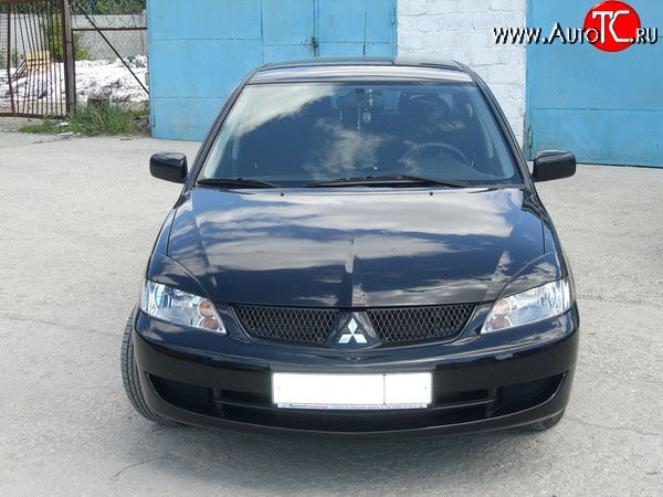 889 р. Комплект широких ресничек Evo V2 Mitsubishi Lancer 9 CS седан 2-ой рестайлинг (2005-2009) (Неокрашенные)  с доставкой в г. Керчь