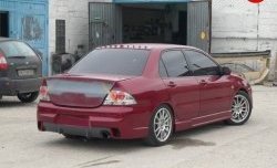 Задний бампер Evo Mitsubishi Lancer  9 CS (2003-2009) седан 1-ый рестайлинг, седан 2-ой рестайлинг