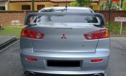 5 299 р. Накладка Zodiak V2 на задний бампер  Mitsubishi Lancer  10 CY (2007-2017) седан дорестайлинг, седан рестайлинг (Неокрашенная)  с доставкой в г. Керчь. Увеличить фотографию 3