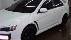 4 189 р. Пороги накладки Evo  Mitsubishi Lancer  10 CY (2007-2017) седан дорестайлинг, хэтчбэк дорестайлинг, седан рестайлинг, хэтчбек 5 дв рестайлинг (Неокрашенные)  с доставкой в г. Керчь. Увеличить фотографию 2