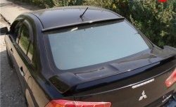 Козырёк на заднее лобовое стекло Sport Mitsubishi Lancer  10 CY (2007-2017) седан дорестайлинг, седан рестайлинг