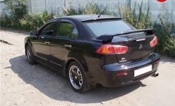 3 899 р. Козырёк на заднее лобовое стекло Sport  Mitsubishi Lancer  10 CY (2007-2017) седан дорестайлинг, седан рестайлинг (Неокрашенный)  с доставкой в г. Керчь. Увеличить фотографию 2