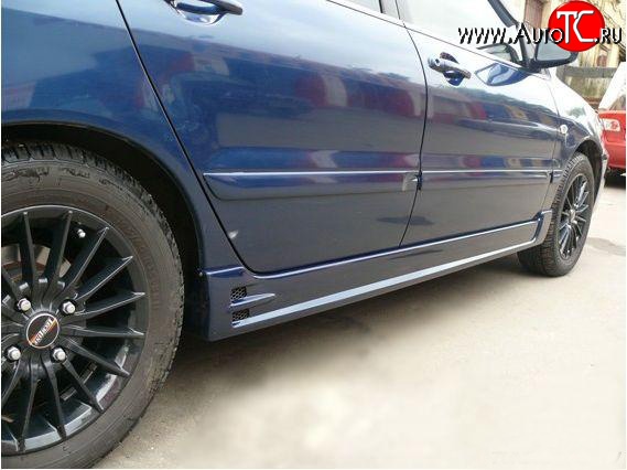 5 999 р. Пороги накладки EGR Mitsubishi Lancer 9 CS седан 2-ой рестайлинг (2005-2009) (Неокрашенные)  с доставкой в г. Керчь