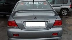 5 799 р. Спойлер GT Dynamics Mitsubishi Lancer 9 CS седан 1-ый рестайлинг (2003-2005) (Неокрашенный)  с доставкой в г. Керчь. Увеличить фотографию 2