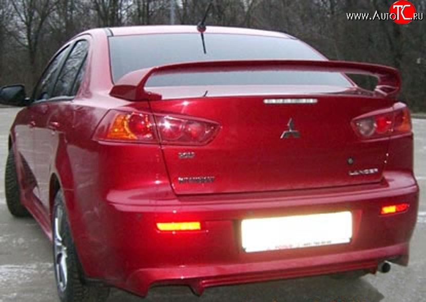 8 199 р. Спойлер Zodiak Mitsubishi Lancer 10 CY седан дорестайлинг (2007-2010) (Неокрашенный)  с доставкой в г. Керчь