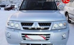 10 599 р. Накладка переднего бампера Sport Mitsubishi Pajero 3 V70 дорестайлинг (1999-2003) (Неокрашенная)  с доставкой в г. Керчь. Увеличить фотографию 2
