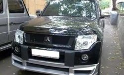 10 599 р. Накладка переднего бампера Sport Mitsubishi Pajero 4 V80 дорестайлинг (2006-2011) (Неокрашенная)  с доставкой в г. Керчь. Увеличить фотографию 2