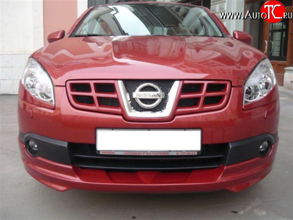 4 649 р. Решётка радиатора Городская Легенда рестайлинг Nissan Qashqai 1 дорестайлинг (2007-2010) (Неокрашенная)  с доставкой в г. Керчь