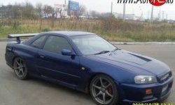 17 249 р. Пластиковый капот GTR Nissan Skyline R34 (1999-2002) (Неокрашенный)  с доставкой в г. Керчь. Увеличить фотографию 3
