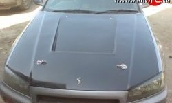 17 249 р. Пластиковый капот GTR Nissan Skyline R34 (1999-2002) (Неокрашенный)  с доставкой в г. Керчь. Увеличить фотографию 4