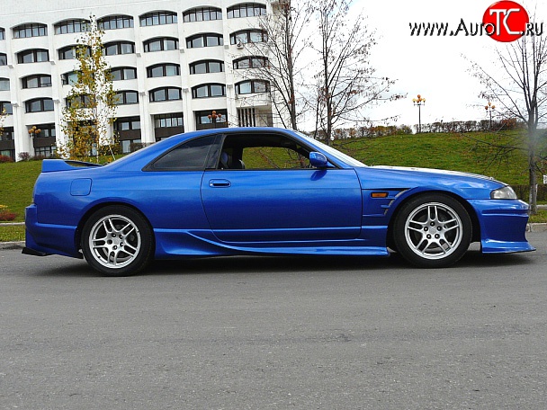 11 649 р. Пороги накладки DoLuck Nissan Skyline R33 (1993-1998) (Неокрашенные)  с доставкой в г. Керчь