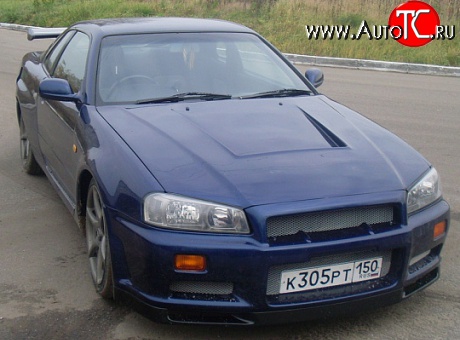 9 549 р. Передний бампер GTR Nissan Skyline R33 (1993-1998) (Неокрашенный)  с доставкой в г. Керчь
