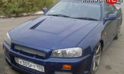 9 549 р. Передний бампер GTR Nissan Skyline R33 (1993-1998) (Неокрашенный)  с доставкой в г. Керчь. Увеличить фотографию 2