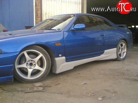 9 549 р. Пороги накладки GTR Nissan Skyline R33 (1993-1998) (Неокрашенные)  с доставкой в г. Керчь