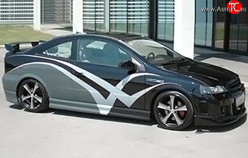 8 149 р. Пороги накладки NTC Opel Astra G седан (1998-2005) (Неокрашенные)  с доставкой в г. Керчь