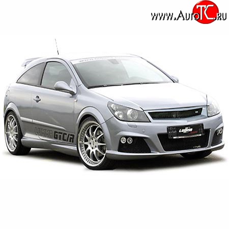 2 499 р. Решётка радиатора Lumma 2 Opel Astra H GTC хэтчбек 3 дв. рестайлинг (2006-2011) (Неокрашенная)  с доставкой в г. Керчь