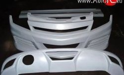 10 499 р. Передний бампер Rieger Opel Astra H универсал рестайлинг (2007-2015) (Неокрашенный)  с доставкой в г. Керчь. Увеличить фотографию 2